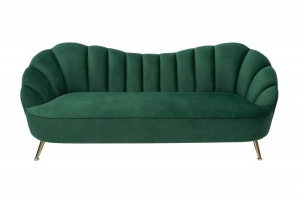 CANAPEA DEOSEBITA 220CM, CATIFEA VERDE, DESIGN RETRO, ARTIM GROUP SELECTION - Img 6