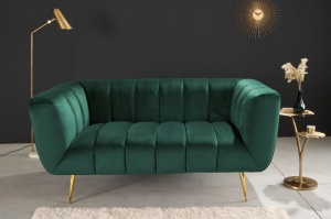 CANAPEA ELEGANTA 2 LOCURI, 165CM, DE CULOARE VERDE SMARALD, ARTIM GROUP SELECTION