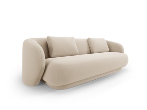 CANAPEA ELEGANTA 3 LOCURI, CAMDEN 204CM, BEIGE, MATERIAL CATIFEA, ARTIM GROUP SELECTION