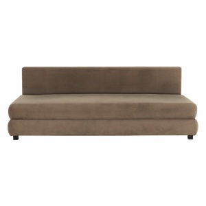 CANAPEA EXTENSIBILA CLIV, CAPPUCCINO/BEJ, DIN TEXTIL, CU SPATIU DEPOZITARE SI PERNE, STIL MODERN, TK - Img 7
