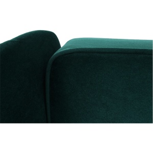 CANAPEA EXTENSIBILA COLUMBUS, VERDE, DIN TEXTIL SI LEMN, CU SPATIU DEPOZITARE, STIL MODERN, TK - Img 7