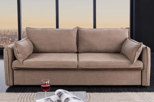 CANAPEA LIVING 215CM, APARTMENT, 3 LOCURI, MATERIAL RAIAT TAUPE, ARTIM GROUP SELECTION - Img 9