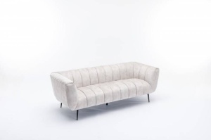 CANAPEA MODERNA, NOBLESSE 225CM, TEXTIL FIN, SAMPANIE/NEGRU, COD 43266, DESIGN EXCLUSIVIST - Img 2