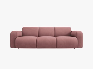 CANAPEA MOLINO, 3 LOCURI, 235 CM, DIVERSE CULORI SI MATERIALE, DESIGN DEOSEBIT