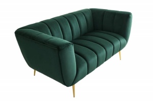 CANAPEA NOBLESSE 2 LOCURI, 165CM, DE CULOARE VERDE SMARALD, COD 41247 - Img 5