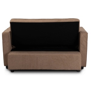 CANAPEA RABATABILA, ARTIM MEBLE, REALIZAT DIN MATERIAL TEXTIL MARO SI METAL, STIL MODERN - Img 8