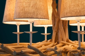 CANDELABRU EUFORIA II 80 CM 39616 NATURAL STIL RUSTIC - Img 3