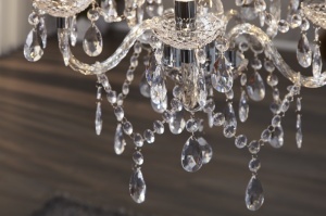 CANDELABRU KARAT 1451, CU 5 BRATE, TRANSPARENT, DESIGN CLASIC - Img 3