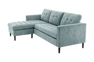 COLTAR 3 LOCURI, STOCKHOLM 220CM, STANGA/DREAPTA, MATERIAL CATIFEA BLUE, ARTIM GROUP SELECTION - Img 8