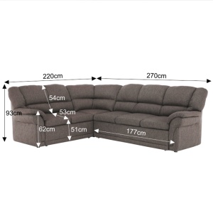 COLTAR AMELIA, MODEL STANGA, MARO, DIN TEXTIL, EXTENSIBIL, SPATIU DEPOZITARE, STIL MODERN, TK - Img 4