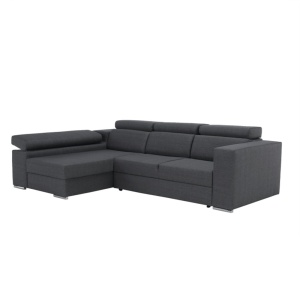 COLTAR DONA ROH, MODEL STANGA, GRI, DIN TEXTIL PORTO, EXTENSIBIL, SPATIU DEPOZITARE, STIL MODERN, TK - Img 3