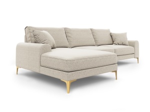 COLTAR ELEGANT STANGA 254CM, MADARA 5 LOCURI, DIVERSE CULORI, MATERIAL TEXTIL, ARTIM GROUP COLLECTION