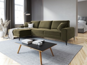 COLTAR ELEGANT STANGA 254CM, MADARA 5 LOCURI, DIVERSE CULORI, MATERIAL CATIFEA, ARTIM GROUP COLLECTION - Img 4