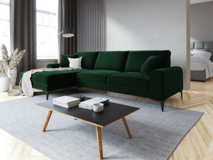 COLTAR ELEGANT STANGA 254CM, MADARA 5 LOCURI, DIVERSE CULORI, MATERIAL CATIFEA, ARTIM GROUP COLLECTION - Img 6