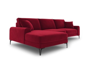 COLTAR ELEGANT STANGA 254CM, MADARA 5 LOCURI, DIVERSE CULORI, MATERIAL CATIFEA, ARTIM GROUP COLLECTION - Img 22