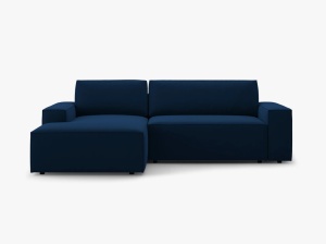 COLTAR EXTENSIBIL JODIE, STANGA, 3 LOCURI, 246 CM, DIVERSE CULORI SI MATERIALE, DESIGN DEOSEBIT - Img 7