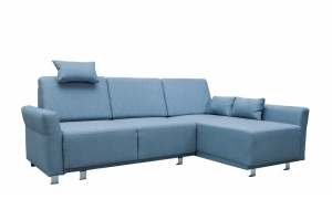 COLTAR EXTENSIBIL MOLLY ALBASTRU DIN STOFA DE CALITATE SUPERIOARA - Img 1