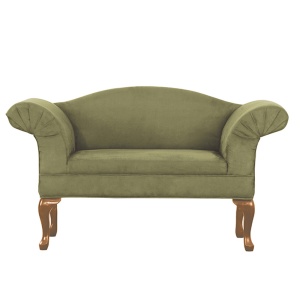 COLTAR FABRICIO, VERDE/STEJAR AURIU, DIN TEXTIL SI LEMN, STIL RUSTIC, TK - Img 1