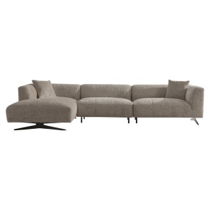 COLTAR HOXTON CU 3 LOCURI + SEZLONG PE STANGA, BE LOVELY 170 BEIGE, S5172, CONFECTIONAT DIN LEMN DE PIN, METAL, SPUMA SI 100% POLIESTER, RICHMOND INTERIOR - Img 3