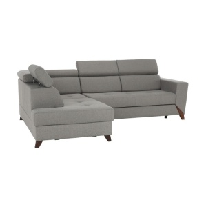 COLTAR KONKORD, MODEL STANGA, GRI SI MARO DESCHIS/NUC, DIN TEXTIL, EXTENSIBIL, SPATIU DEPOZITARE, STIL MODERN, TK - Img 7