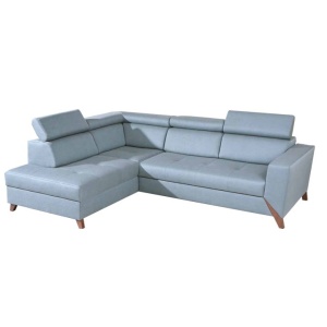 COLTAR KONKORD, MODEL STANGA, MENTOL/NUC, DIN TEXTIL, EXTENSIBIL, SPATIU DEPOZITARE, STIL MODERN, TK - Img 2