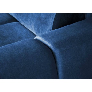 COLTAR MODERN DEOSEBIT, GOMEZ STANGA 267CM, DIN CATIFEA DE CULOARE ALBASTRA, CONFORT SPORIT - Img 7