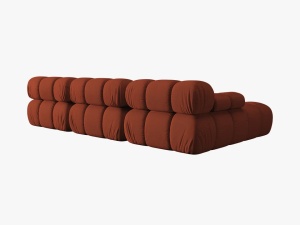 COLTAR MODULAR BELLIS, STANGA, 3 LOCURI, 285 CM, SCORTISOARA 44, TAPITERIE DIN CATIFEA 3D, DESIGN DEOSEBIT - Img 6