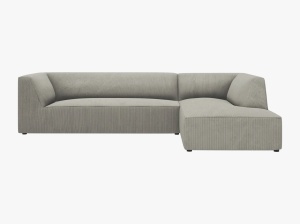 COLTAR MODULAR RUBY, DREAPTA, 4 LOCURI, 273 CM, DIVERSE CULORI SI MATERIALE, DESIGN DEOSEBIT - Img 3