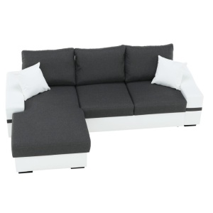 COLTAR OREGON COLT MIC, ALB SI GRI, DIN TEXTIL SI PIELE ECOLOGICA, MODEL STANGA, STIL MODERN, TK - Img 2