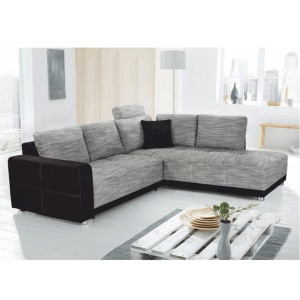 COLTAR ORLAN, NEGRU/GRI, DIN TEXTIL-STOFA SI MICROFIBRA, UNIVERSAL (S/D), STIL MODERN, TK - Img 2