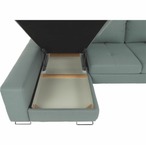 COLTAR SATI, MODEL STANGA, MENTOL, DIN TESATURA, EXTENSIBIL, SPATIU DEPOZITARE, STIL MODERN, TK - Img 1