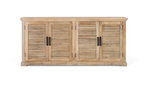 COMODA/BUFET 200CM, NATUR, DIN LEMN DE MANGO, GINER Y COLOMER - Img 2