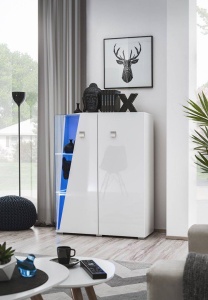 COMODA LIVING CU LED EDGE, WW EE WSN, STIL MODERN, ASM - Img 1