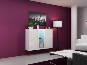 COMODA LIVING CU LED VIGO 120 ALBA DESIGN MODERN CM