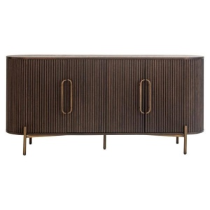 COMODA LUXOR, 180 CM, MARO, DIN LEMN DE STEJAR SI METAL, RICHMOND INTERIORS - Img 2
