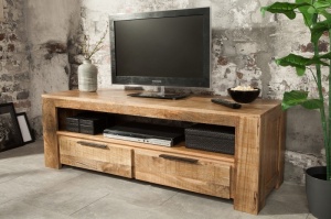 COMODA TV 130CM, IRON CRAFT, LEMN MASIV DE MANGO, DESIGN INDUSTRIAL, ARTIM GROUP SELECTION