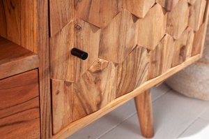 COMODA TV 140CM, DIN LEMN MASIV, MYSTIC, DESIGN VINTAGE, ARTIM GROUP SELECTION - Img 7