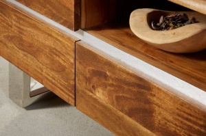 COMODA TV 160CM, MAMMUT, DIN LEMN MASIV DE SALCAM, DESIGN VINTAGE, ARTIM GROUP SELECTION - Img 5