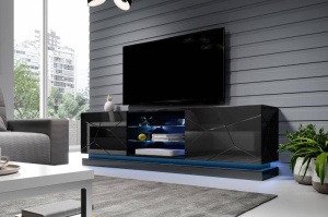 COMODA TV, CAMA-QIU-200-RTV-BIP, MDF LUCIOS, DIVERSE NUANTE, DESIGN MODERN