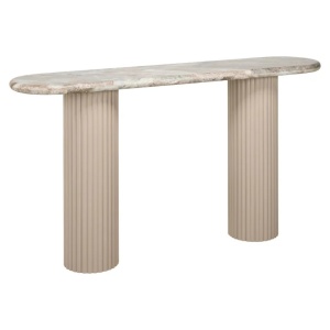 CONSOLA CORONEL BEJ, 7815, CONFECTIONATA DIN MDF SI MARMURA DE TORONTO, STIL MODERN