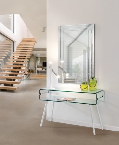 CONSOLA DEOSEBITA, GLASS II 120CM COD 552097 STIL MODERN SCHULLER