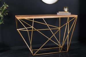 CONSOLA, DIAMOND, 120CM, BLAT DIN LEMN DE MANGO SI METAL, ARTIM GROUP SELECTION