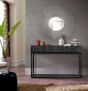 CONSOLA LIVING DIN LEMN, LEMN DE MANGO SI METAL, ARTIM GROUP SELECTION