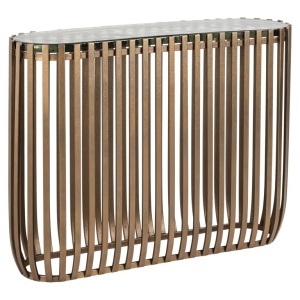 CONSOLA VOLANTE GOLD, 825233, CONFECTIONATA DIN STICLA SI METAL, STIL MODERN