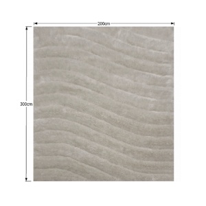 Covor 200x300 cm, alb/gri, SELMA, 0000194117