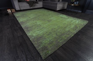 COVOR DECORATIV POP ART 240X160CM, VERDE SMARALD, STIL MODERN