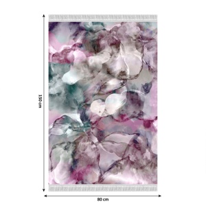 Covor, model roz/verde/crem, 80x150, DELILA, 0000229030