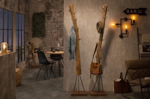 CUIER DECORATIV HEMMINGWAY 39557, DIN LEMN MASIV DE TEC, STIL VINTAGE