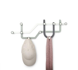 CUIER SUBWAY, GRI MULTICOLOR, DIN METAL, STIL MODERN B2 - Img 2