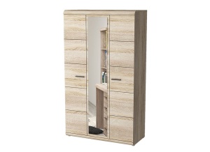 DULAP DORMITOR LINK 120 STEJAR SONOMA - DESIGN MODERN - Img 1